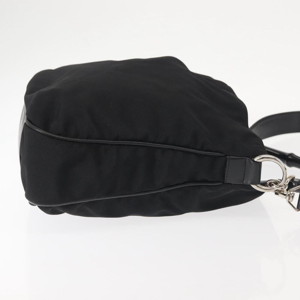 GUCCI Bamboo Hand Bag Canvas 2way Black Silver 001 1638 1705 Auth 142542 - Picture 3 of 16